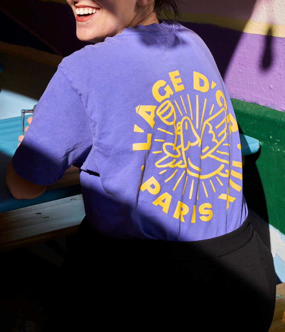 T-shirt violet