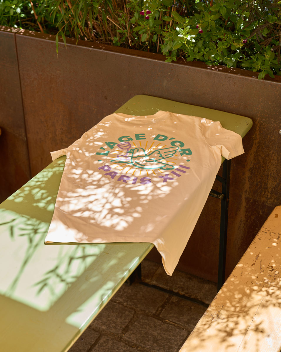 T-shirt crème