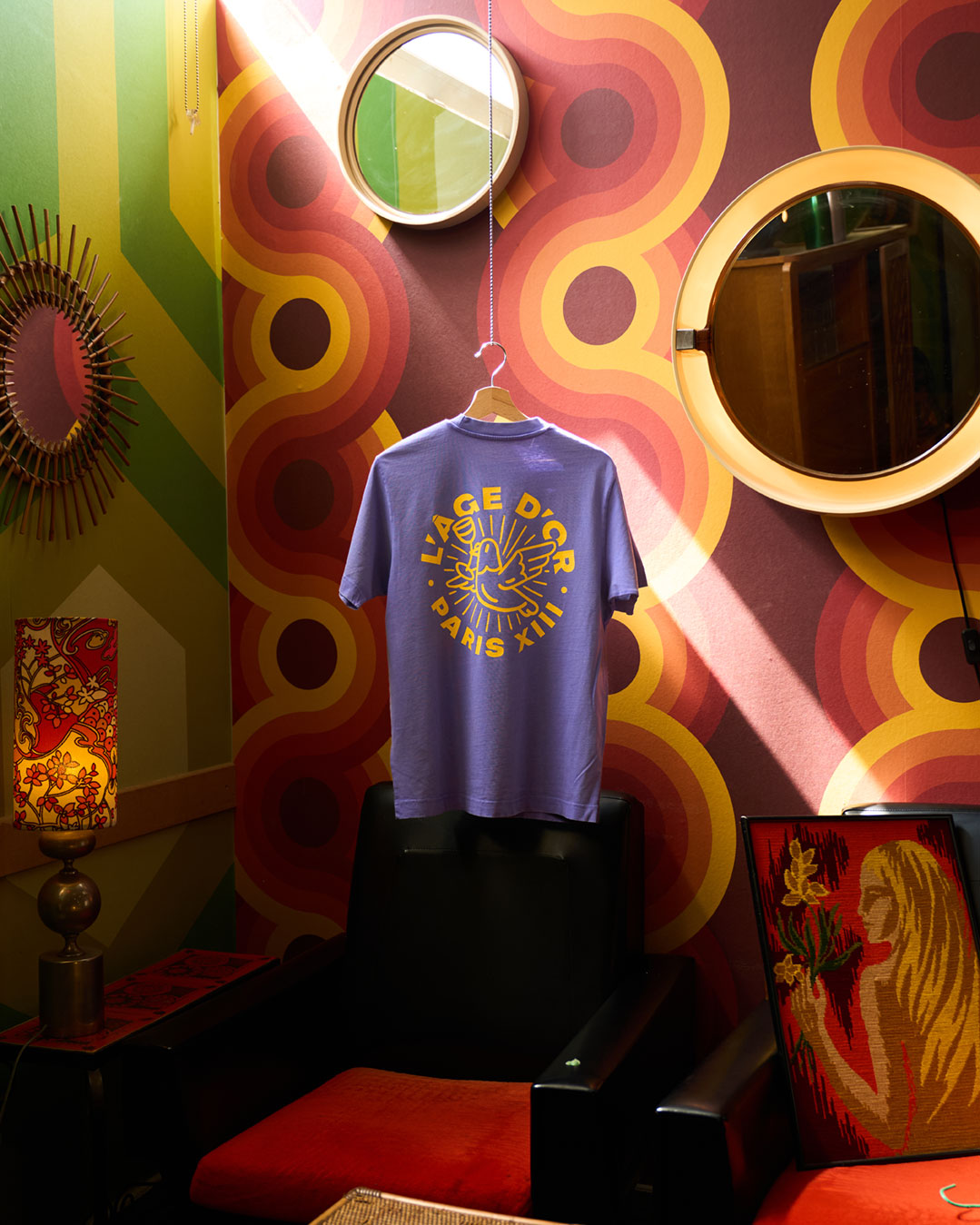 T-shirt violet